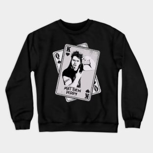 Retro Matthew Perry 80s Card Style Crewneck Sweatshirt